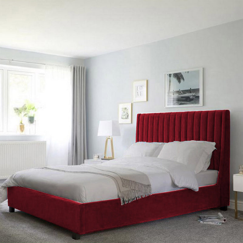 In House | Las Palmas Bed Frame Velvet - 200x200 cm