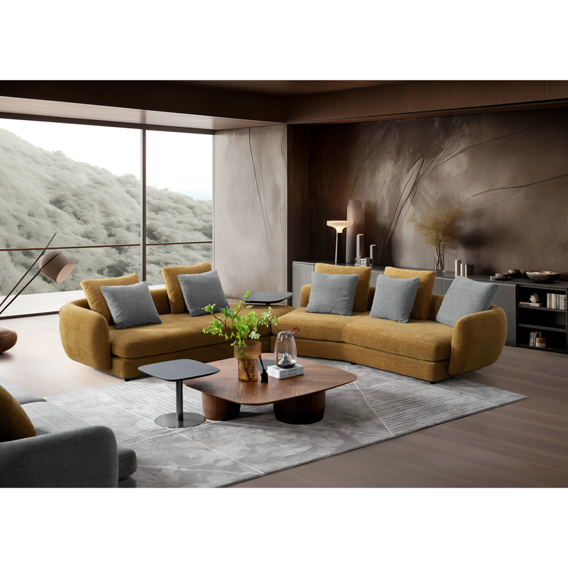 Urban Elegance Ginger Yellow Sectional W313