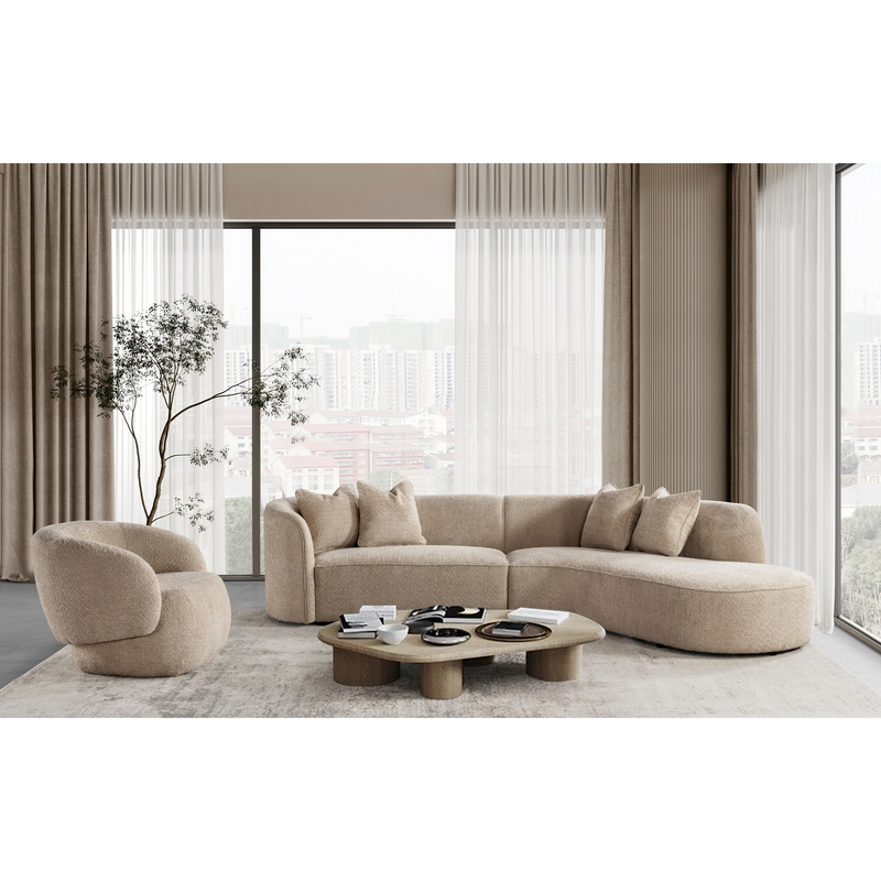 Raya Beige Living Room Set