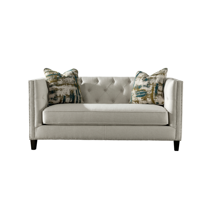 Green Abstarct 2 Seater Loveseat