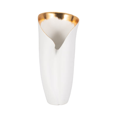 12 HOLLIS SMALL VASE, WHITE