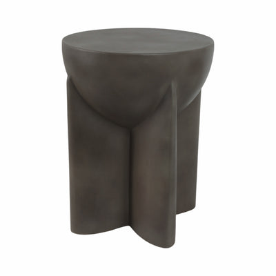 Concrete, 19 Contemporary Accent Table, Dark Grey