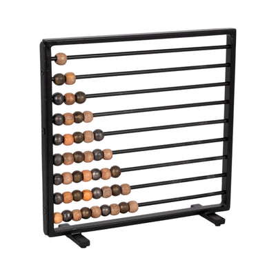 15 Decorative Abacus, Black Multi