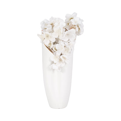 12 HOLLIS SMALL VASE, WHITE