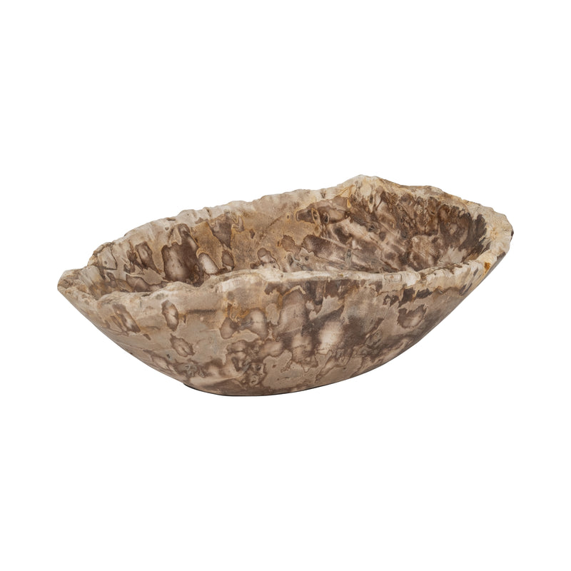 Petrified Wood, 18 Oval Bowl, Multi