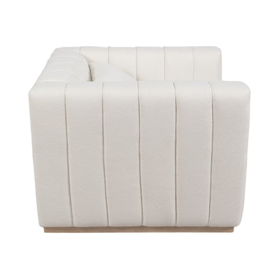 40 Andreeva Tufted Accent Chair, Ivory