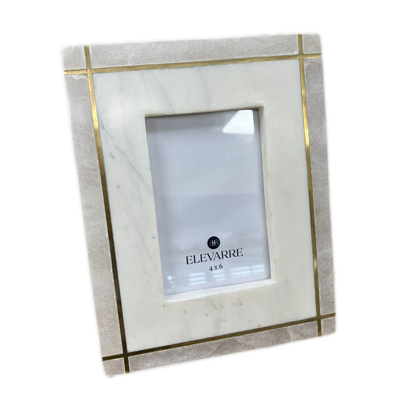 4x6 Vero Alabaster And Marble Photo Frame