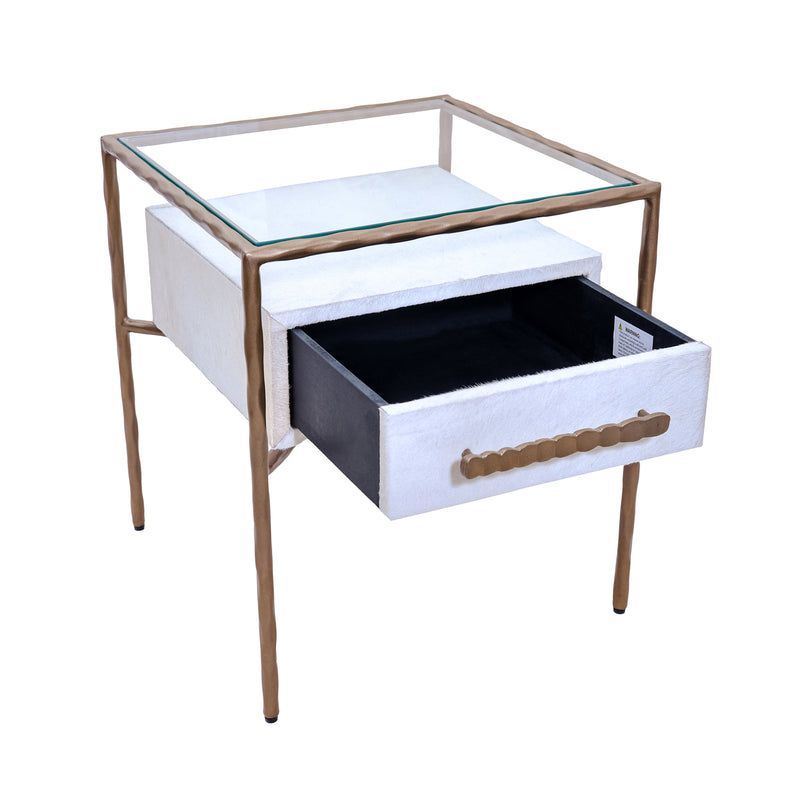 22 Azamara Real Hide Accent Table