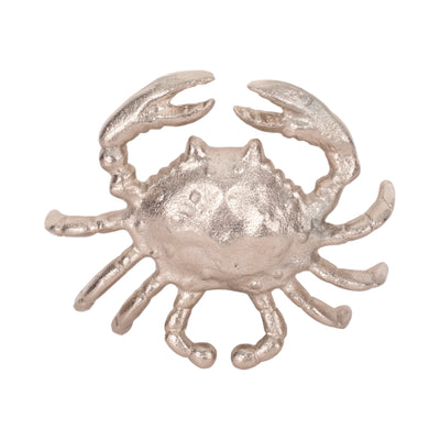 Metal, 7 Crab Deco Silver