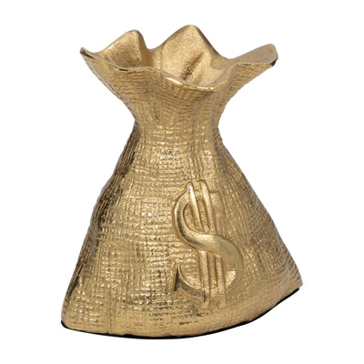 Metal, 8 Money Bag, Gold