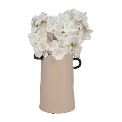 CER, 9H EARED VASE, IRISH CREAM