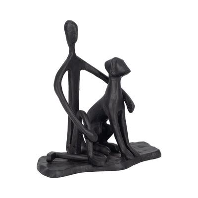 9 Mans Best Friend Sculpture, Black