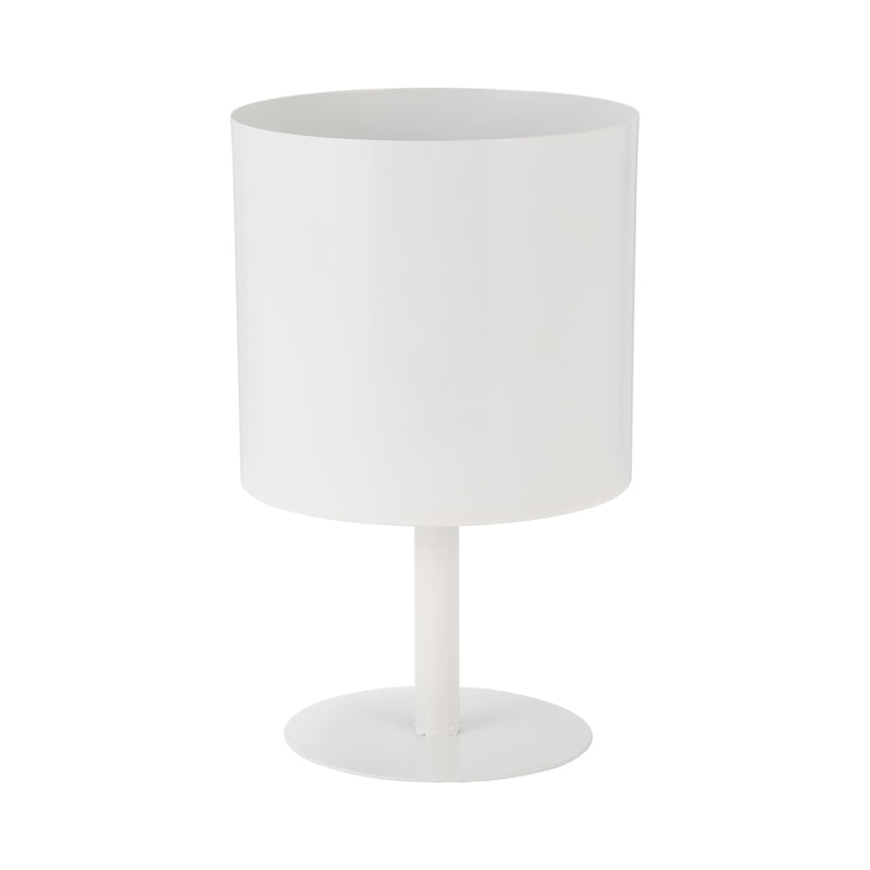 Ec Metal,8,flat Round Base Planter,white