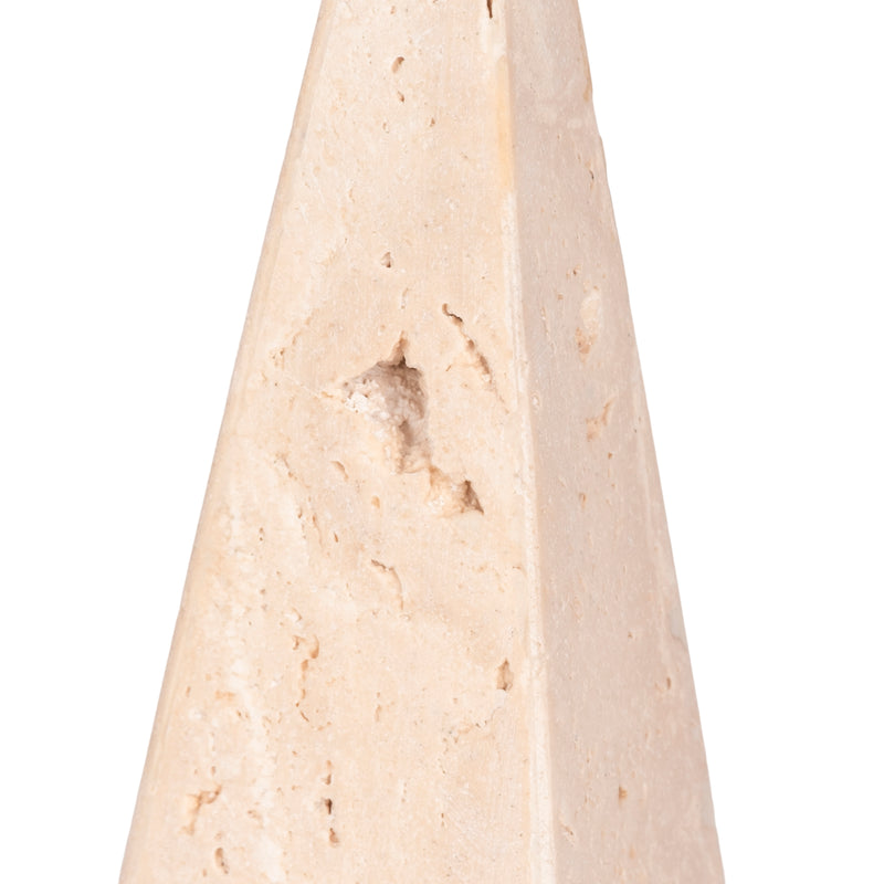 12 Travertine Obelisk, Tan