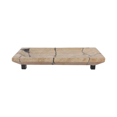 18 Gorda Crackle Travertine Tray