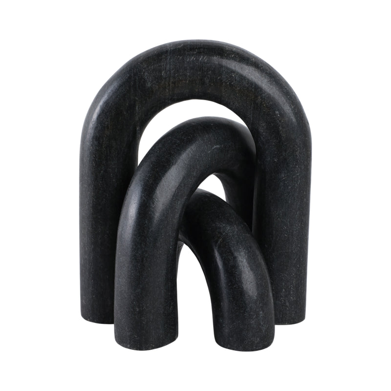 S/3 10 Walton Black Marble Arches