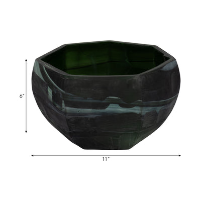 11 Savu Small Green Glass Bowl