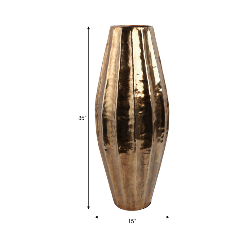 35 Viall Medium Gold Vase