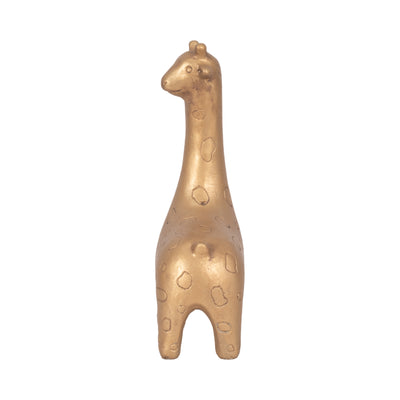 12 Standing Giraffe, Gold