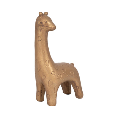 9 Standing Giraffe, Gold