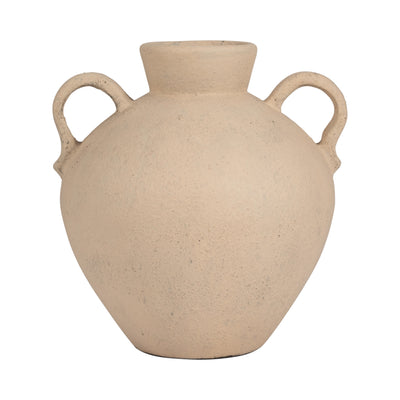 TERRACOTTA, 17 ORGANIC JUG WITH 2 HANDLES, IVORY