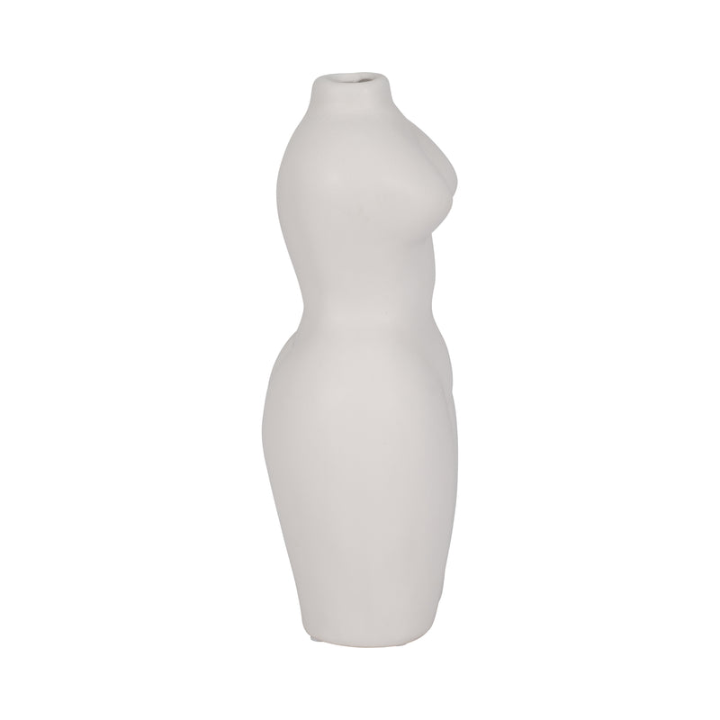 DOL, 12H TORSO VASE, WHITE