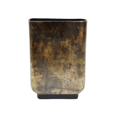 16 Parsa Large Metal  Vase, Bronze