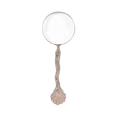 11 Seashell Magnifying Glass, Silver