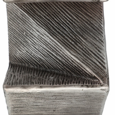 18 Lyon Small Silver Cube Statuary