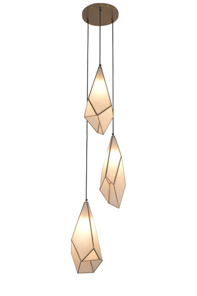 CRYSTAL BUNCH OF 3 PENDANT LAMP