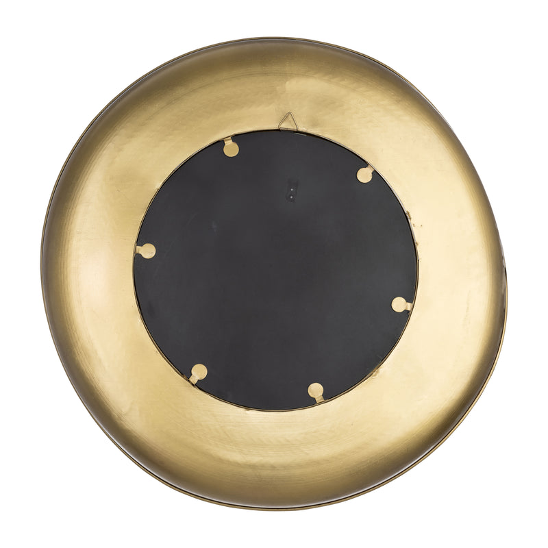 METAL,30,BOWL W/V PATTRN MIRROR,GOLD