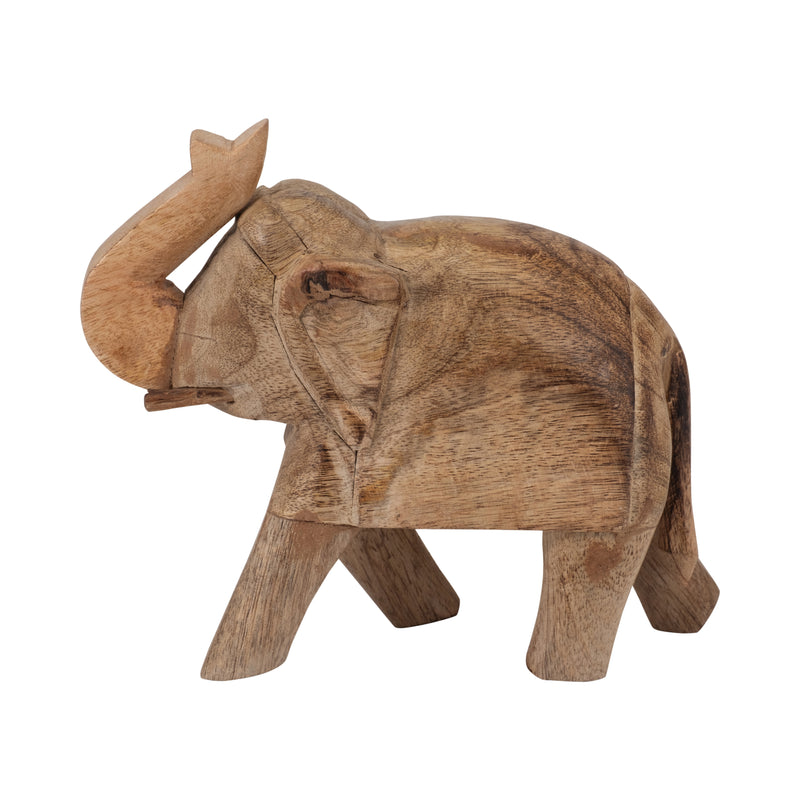 Mango Wood, 7 Elephant, Brown