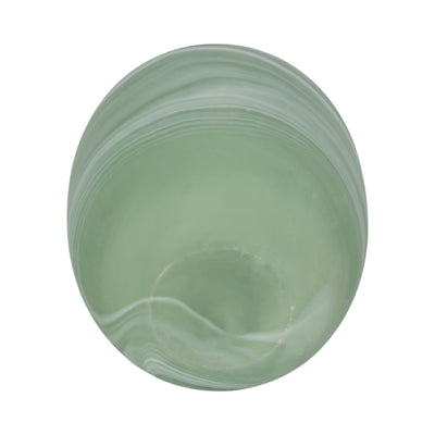 9 Garbo Small Green Glass Vase