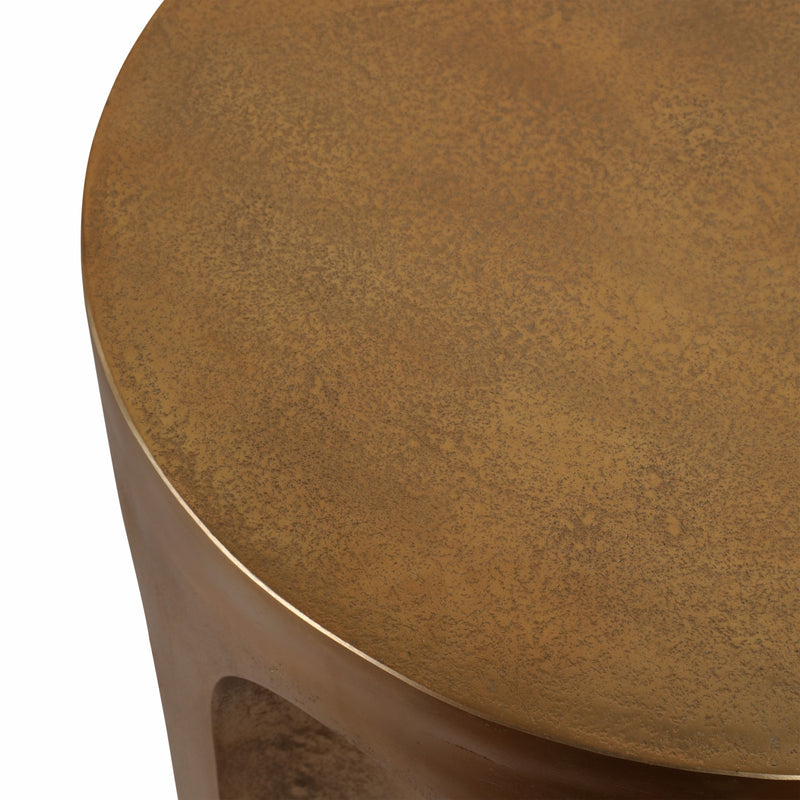 19 Sheffield Gold Metal Stool