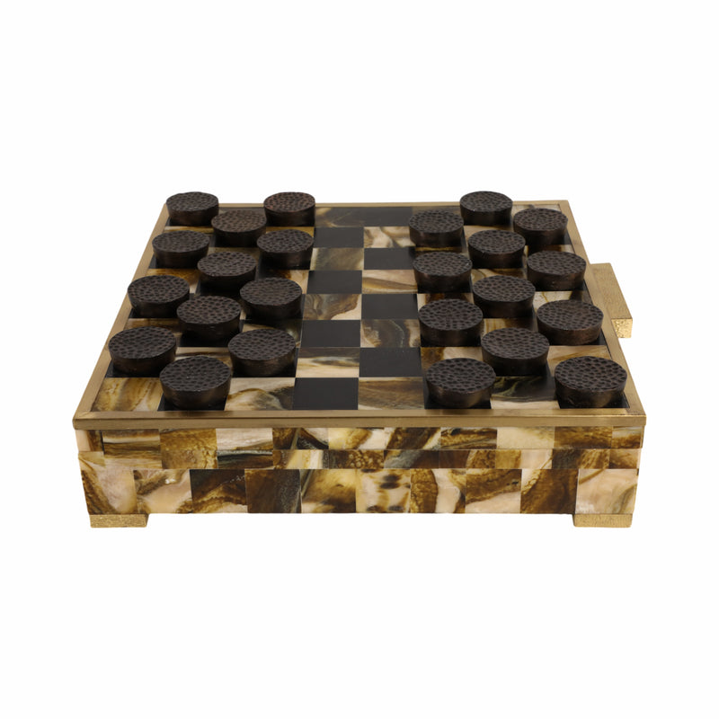 15x15 Allagash Horn Resin Checker Box Set