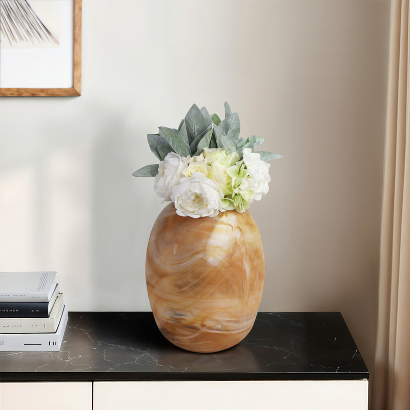 14 Marseille Small Brown Glass Vase