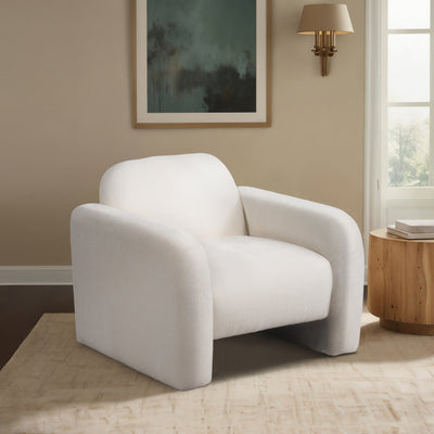 ACCENT CHAIR, IVORY