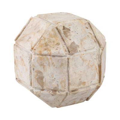 5 Pompano Medium Beige Marble Sphere