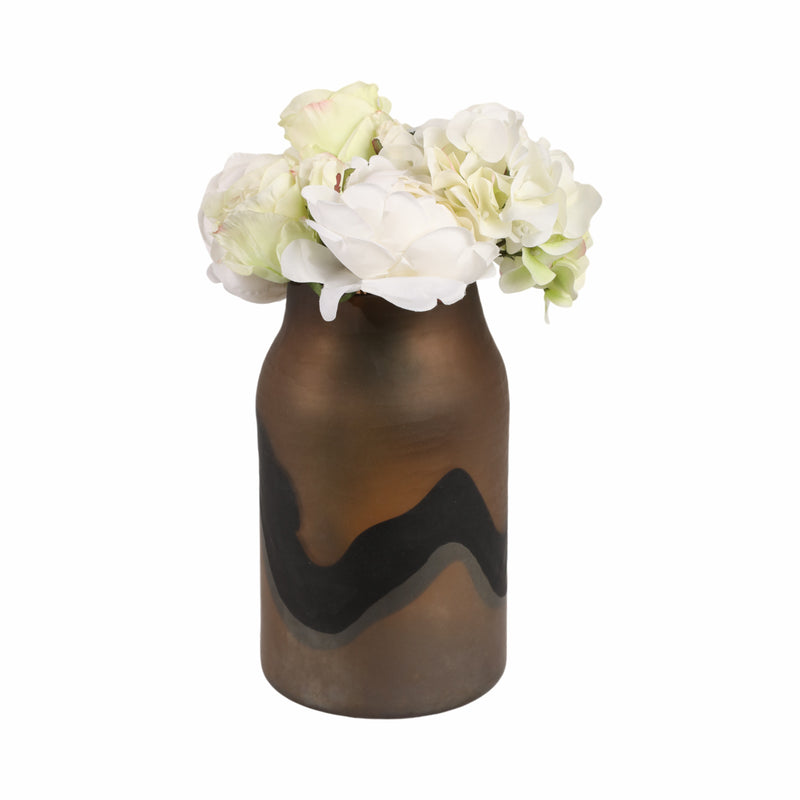 11 Mason Small Brown Glass Vase