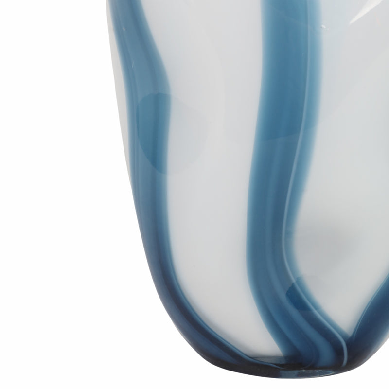 11 Beldan Medium Blue Glass Vase