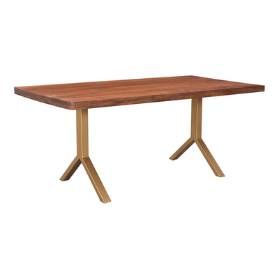 Trix Dining Table Walnut Brown