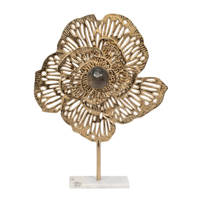 23 Salma Large Gold Flower Statuary