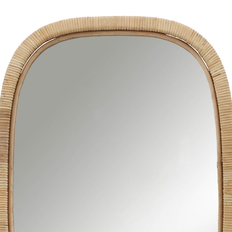 22X36 RECTANGULAR MIRROR, BROWN