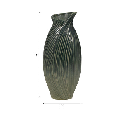 Rubpert Small Green Vase