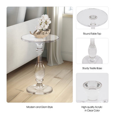 20 Nivine Acrylic Accent Table