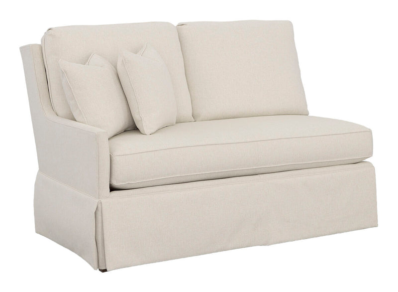 Kelly Skirted Left Arm Loveseat