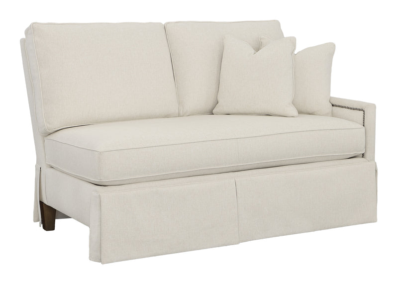 Kelly Skirted Right Arm Loveseat - 2975-71