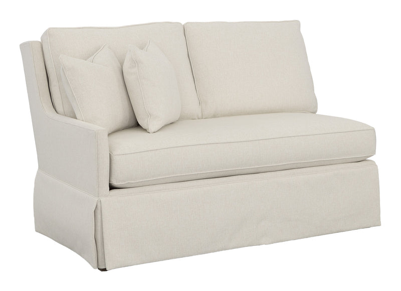 Kelly Skirted Left Arm Loveseat - 2975-72