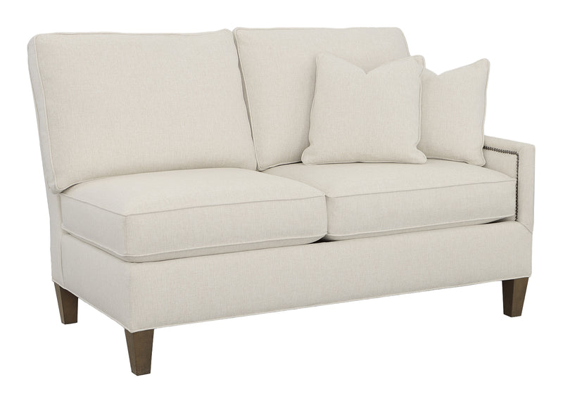 Kelly Right Arm Loveseat with Tapered Leg - 2996-71