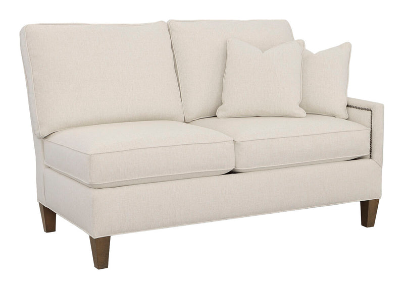 Kelly Right Arm Loveseat with Tapered Leg - 2996-71